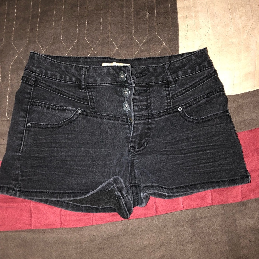 black jean shorts *PRICES ARE NEGOTIABLE*